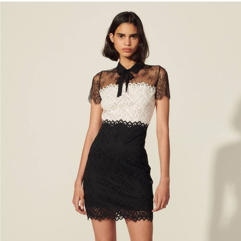 Sandro lace dress 1